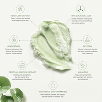 Mousse nettoyante en profondeur Akaril Heartleaf Quercetinol 150ml BHA Élimine les impuretés, l'excès de sébum, désobstrue les pores quotidiennement