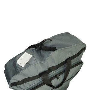 Housse de vêtement pliable grise pour costumes, robes et vêtements, avec poches, pour voyages - Product Image 4