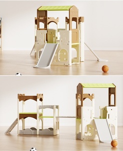 Tobogán Redondo de Plástico para Bebés, para Jugar en Interiores, para Escalar y Deslizarse, para Bebés y Niños Pequeños, Estructura de Escalada Pequeña para Uso Doméstico en Interiores - Product Image 6