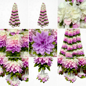 Guirnalda de Flores Artificiales, Decoración Floral Colgante para Bodas, Festivales, Hogar, Templo, Entrada, Puerta - Product Image 6