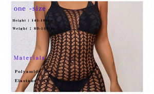 Новое европейско-американское сексуальное прозрачное облегающее платье с вырезами, эротическое белье-пижама для соблазнения - Product Image 6