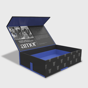 Custom Logo Black <b>Magnetic</b> Hard Paperboard Men Ties <b>Box</b> Recyclable Gift Rigid Packaging Boxes With Magnet Lid - Product Image 1