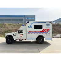Ambulance tout-terrain Dongfeng Brave Warrior 4x4 pour le transport de patients sur le terrain, véhicule de secours médical professionnel