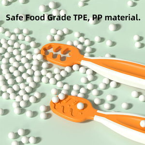 Ensemble de cuillères pour bébé, essentiels pour bébé, pré-cuillères pour la diversification alimentaire, ustensiles en silicone pour tout-petits de 6 mois et plus, première étape - Product Image 6