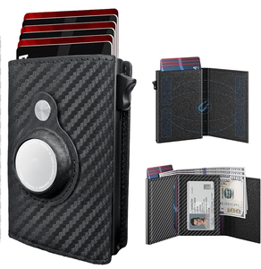 Carpeta <span class=keywords><strong>Crypto</strong></span> Phone Travel Slim Cuero genuino Diseñador Tarjeta DE CRÉDITO Billetera inteligente - Product Image 1