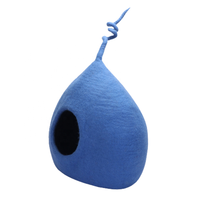 Produit le plus vendu Maison de chat en feutre Grotte de chat feutrée Lit confortable et chaud pour animaux de compagnie fabriqué avec de la laine mérinos écologique de Nouvelle-Zélande personnalisable