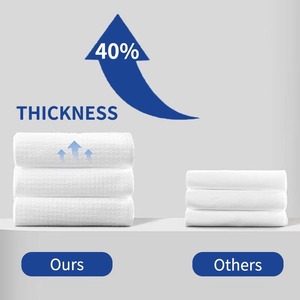 Siêu Mềm Thêm Dày Phân Hủy Sinh Học Thân Thiện Dùng Một Lần Mặt Sạch Khăn Trên Bán - Product Image 2