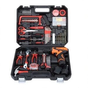 Ensemble d'outils de perçage sans fil 102 pièces, batterie Li-Ion 20V, chargeur, étui souple OEM, kit d'outils de réparation automobile multifonctionnel - Product Image 4
