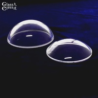 Lentille de dôme optique en verre de quartz N-Bk7 de revêtement AR à haute transmission