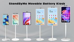 24-Inch Smart <b>Portable</b> LED Screen <b>TV</b> Android Wireless Display Interactive With White Cabinet Wholesale Backlight <b>Portable</b> Design - Product Image 3