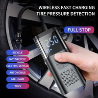 Pompe à air numérique portable pour VTT, 150 PSI, rechargeable par USB, pompe électrique pour vélo, voiture, moto