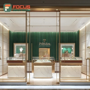 Custom Custom Jewelry Display Case Manufacturer Laminated Finish Boutique Space Jewelry Cabinet - Product Image 2