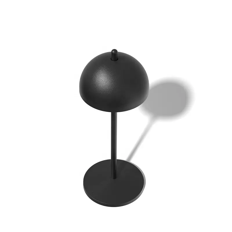 Mushroom Design Battery Night Light Desktop Living Room Led Light Table Lamp With Wireless Charging