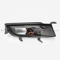 Conduit d'air ventilé pour phare avant gauche Evolution EVO 7/8/9 avec projecteur LED (côté passager RHD) 12V rouge carbone