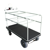 Chariots électriques à plateau plat modernes et personnalisés, vente chaude, prix bas