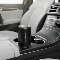 Diffuseur d'arômes pour voiture de luxe BLACK ODOR, parfum Black Oud Rose, aromathérapie, parfum de poire, diffuseur de parfum en métal, lumière ambiante, alimenté par USB, 5