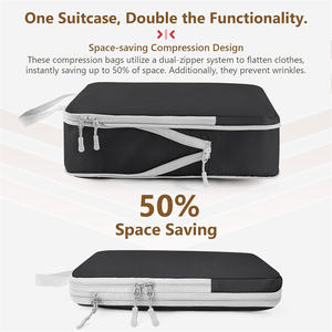 ชุดกระเป๋าจัดระเบียบสำหรับเดินทาง 4-9 ชิ้น สำหรับใส่ในกระเป๋าเดินทาง อุปกรณ์เสริมสำหรับการเดินทาง ของใช้จำเป็นสำหรับการเดินทางสำหรับผู้หญิงและผู้ชาย - Product Image 4