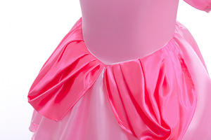 Deluxe niños melocotón princesa vestir Halloween Navidad fiesta traje Super Brothers Rosalina melocotón Disfraces para Niñas - Product Image 5