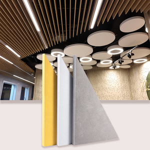 Pannello per Controsoffitto in Fibra di Vetro Personalizzato, Produttore di <span class=keywords><strong>Pannelli</strong></span> <span class=keywords><strong>Fonoassorbenti</strong></span> di Classe A, Pannello Ondulato Spaziale Insonorizzante - Product Image 5