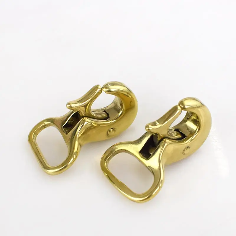 Deepeel BD234 21mm Pure Brass Copper Lobster Clasp Handmade DIY KeyChain Buckle Hardware Accessories Snap Hook