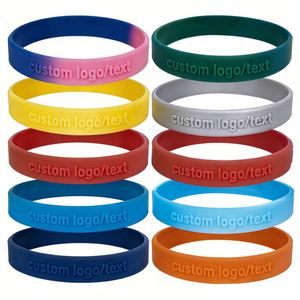 Pulseras de Silicona Personalizadas con Diseño en Relieve, Duraderas, para Fiestas y Eventos - Product Image 1