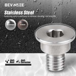 Perno hexagonal de retención de disco de freno BEVINSEE para <span class=keywords><strong>BMW</strong></span> E36 E46 E90 <span class=keywords><strong>E60</strong></span> 323i 330Ci <span class=keywords><strong>330d</strong></span> 330xi - Product Image 5