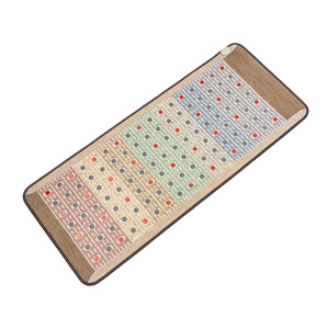 Rainbow Chakra Meditation Mat Far Infrared Electric Heating Amethyst Jade Bian Stone PEMF Mattress Red Light <strong>Physio</strong> Heal Pad - Product Image 1