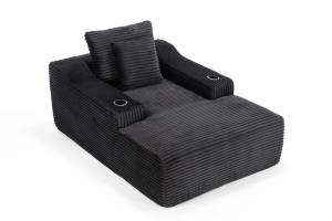 Cloudsyne Minimalist Corduroy Living Room Furniture, Foldable Adjustable <b>Sofa</b> with Sponge Fill <b>Small</b> Living Room - Product Image 6