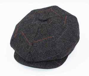 Unisex <strong>Peaky</strong> <strong>Blinders</strong> <strong>Hat</strong> Newsboy Flat <strong>Hat</strong> Herringbone Tweed Wool Baker Boy <strong>Hat</strong> - Product Image 4