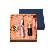 Coffret de soins de la peau personnalisé avec logo en feuille d'or, emballage de maquillage biodégradable, coffret cadeau de parfum de luxe durable