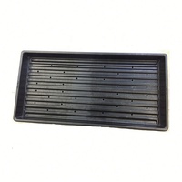 Plateau de semis en plastique 1020 pour l'agriculture, plateau pour micro-pousses, plateau de germination avec et sans trous