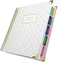Cuaderno Personalizado con Pestañas, Tapa Dura Espiral, Agenda Diaria, Semanal y Mensual, Suministros de Diario para Oficina y Escuela