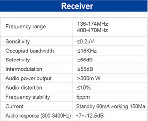 Mới nhất tyt rất rẻ thu phát vô tuyến 5Watt Walkie Talkie TC-F1 - Product Image 5