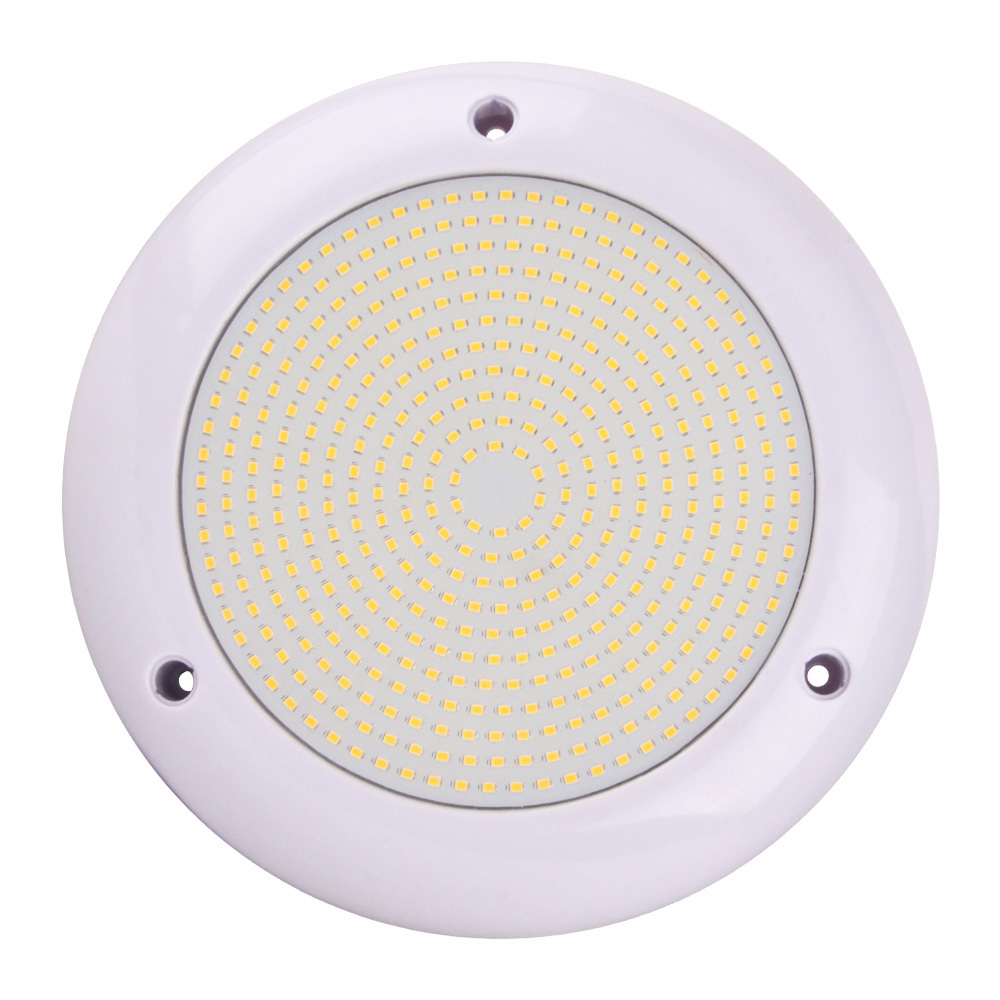 IP68 Waterproof 18W 24W 36W SMD Recessed Wall Mounted Underwater Light for Swimming Pool ABS Body Green CCT Blue White Emission
