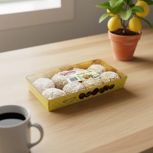 Fimardolci <b>Sweet</b> Lemon Drop Cookies Semi-Soft Texture Round <b>Box</b> 200g Pack <b>of</b> 6 Pcs - Product Image 3