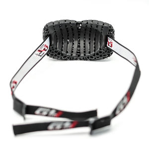 3Dプリント軽量人間工学に基づいたアイスホッケー顎ガード衝撃吸収格子ヘルメットチンパッド認定アイスホッケーギア - Product Image 6