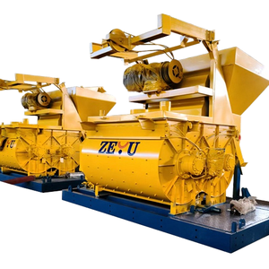 공장 직송 ZEYUZHONGGONG JS500 콘크리트 믹서 기계 25m3/h 용량 고하중 순간 CE 인증 PLC 제어 - Product Image 1
