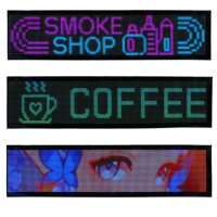Panel LED Flexible Programable con Logotipo, Matriz FPCB, Texto Animado, Información Desplazable, Pantalla LED para Decoración del Hogar, Autos y Tiendas