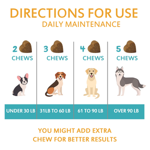 Natural Mobility Hip & Joint Chews pour chiens-avec glucosamine, chondroïtine et MSM-Réduit la raideur et favorise la santé musculaire - Product Image 3