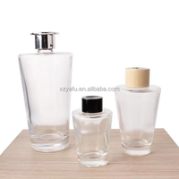 Vente en gros de flacons en verre vides de luxe pour diffuseur de parfum, 30/50/100 ml, avec bouchon, pour parfum et parfum d'ambiance, impression sérigraphique disponible