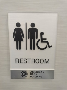 Luxury ADA Braille <strong>Sign</strong> Custom Hotel Office Building Restroom <strong>Plaques</strong> with Tactile Letters <strong>and</strong> Neon Light for Companies/Car - Product Image 5