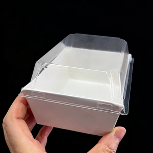 Wholesale Biodegradable Sushi Box Food <b>Container</b> Packaging Dessert Cookie Cake Sushi Catering Packaging Box with Lid - Product Image 1