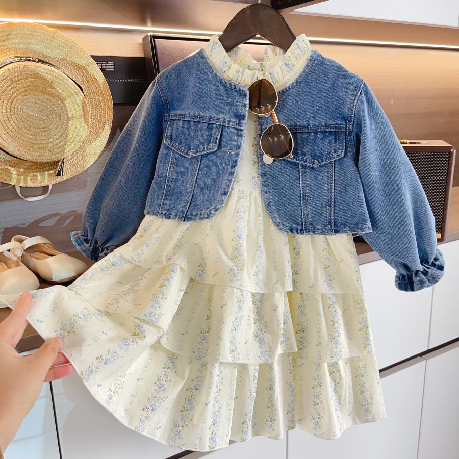 Mezclilla Conjunto de ropa de dos piezas