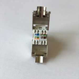 <span class=keywords><strong>RJ45</strong></span> <span class=keywords><strong>Cat6</strong></span> 8P8C แจ็คสแน็คอินคีย์สโตนแบบไม่มีเครื่องมือแบบแยกส่วน - Product Image 5