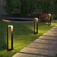 Lampadaire LED en aluminium 10W 170*110*600mm, éclairage au sol résistant aux intempéries pour allées, parcs, places et jardins