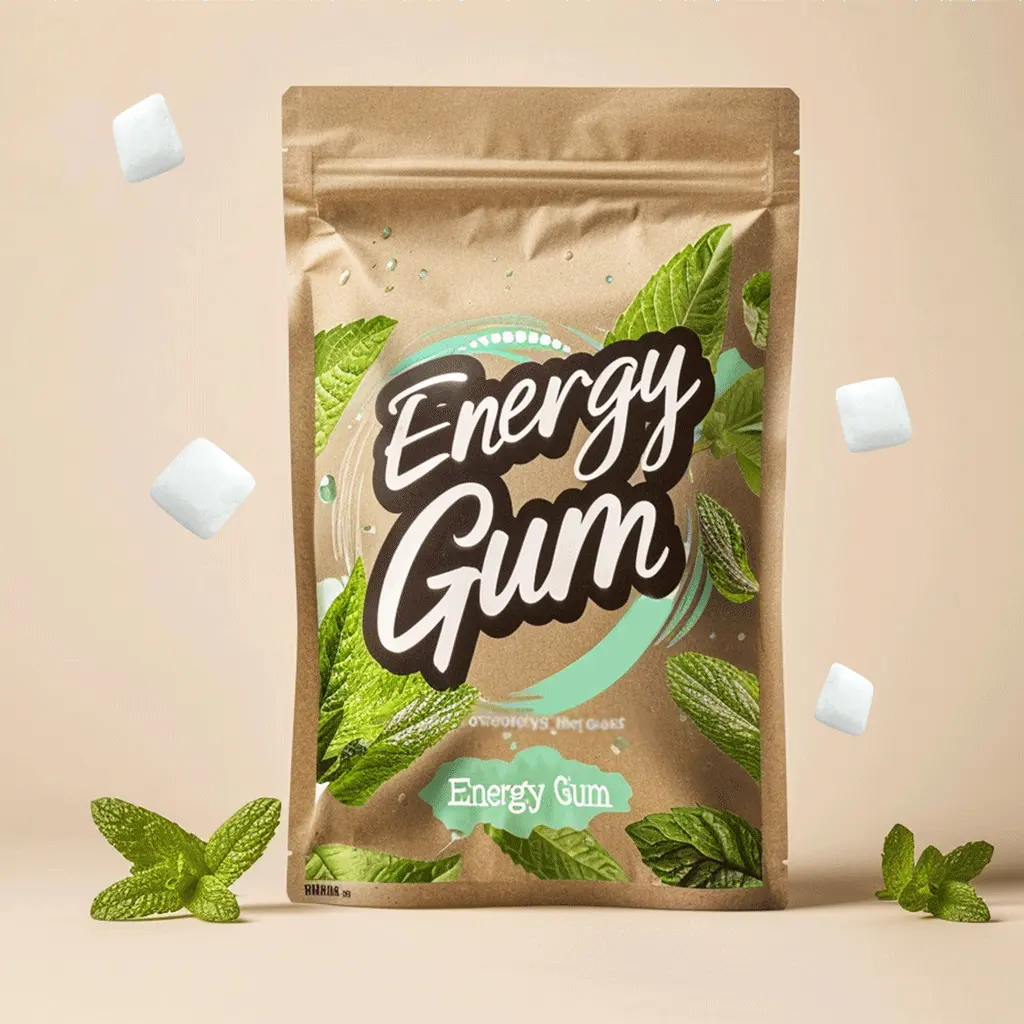 Chewing Gum vitamine menta menta menta Chewing Chewing Gum senza caffeina personalizzate in fabbrica