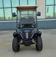 Kereta Golf elektrik 4X4 Cina 2 tempat duduk elektrik dengan baterai Lithium Off Road