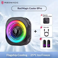 REDMAGIC Cryo Cooler 8 Pro 8ème génération, Architecture COLDLNG, Refroidissement intelligent alimenté par l'IA, 80 ° Refroidisseur de téléphone C Load Temperature Drop