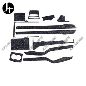 Pour <span class=keywords><strong>Tesla</strong></span> modèle <span class=keywords><strong>X</strong></span> en Fiber de carbone sèche voiture Console <span class=keywords><strong>centrale</strong></span> cadre de changement de vitesse intérieur panneau de porte garniture LHD - Product Image 4