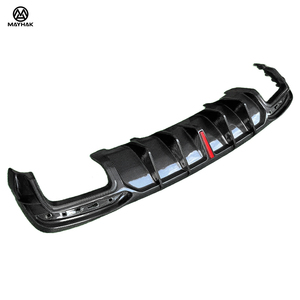 Diffuseur arrière de lèvre de pare-chocs arrière en Fiber de carbone de Style Bctxe pour Audi A4 B9.5 <span class=keywords><strong>S4</strong></span> <span class=keywords><strong>2021</strong></span> + remplacer les accessoires de voiture de becquet arrière automatique - Product Image 3